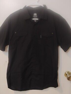 Ecko Unlimited Black Short-Sleeve Button-Down Shirt